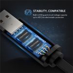 UGREEN Kábel USB-A - RJ45, M/M, 3m, fekete