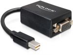 Delock adapter mini Displayport > VGA 15 pin anya - fekete