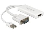 Delock VGA HDMI adapter audió funkcióval