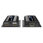 PREMIUMCORD Extender HDMI, Over LAN, Cat6/6a/7, loop out, 4K@30Hz,, 60m-ig