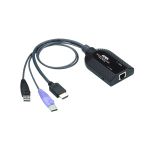 ATEN KVM Adapter Kábel USB HDMI Virtual Media (Smart Card Reader támogatás és Audio De-Embedder) - KA7188