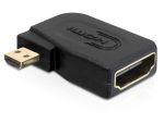Delock adapter magas sebességű HDMI - micro D apa > A anya oldalra fordítva