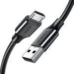 UGREEN Kábel USB 2.0 USB-A - Micro USB, M/M, 1,5m, fekete