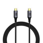 PREMIUMCORD Kábel USB 4 Gen3x2, Thunderbolt, 40Gbps, 8K@60Hz, 240W, C - C, M/M, 1,2m, fekete