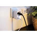 ANSMANN Hálózati elosztó, Konnektor bővítő, 1x Schuko, 1x USB-A, 1x USB-C, 20W, fehér