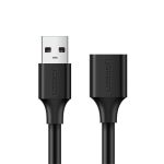 UGREEN Kábel USB 2.0 USB-A - USB-A, hosszabbító, 480 Mbps, M/F, 2m fekete