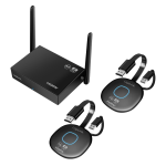Logilink HDMI BYOD videokonferencia készlet, vezeték nélküli, 50m, 30to1, Multicast, 4K@60Hz