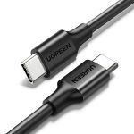 UGREEN Kábel USB 2.0 USB-C - USB-C, PD, 480 Mbps, 60W, 3A, M/M, 3m, fekete