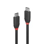 LINDY Kábel USB 3.2 Gen2x2 C - C, 20Gbps, M/M 0,5m, fekete