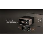 ATEN Essentials hálózati töltő, 4 port, Okos kijelző, 165W, 3x USB-C, 1x USB-A, GaN, fekete