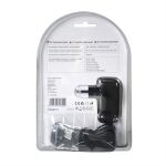 Univerzális hálózati DC adapter 3V-12V, 12W, 9 különböző méretű csatlakozóval (THA GPA10)