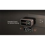 ATEN Essentials hálózati töltő, 4 port, Okos kijelző, 100W, 3x USB-C, 1x USB-A, GaN, fekete