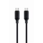 GEMBIRD Kábel USB 2.0 C - C, M/M, 1,5m, fekete