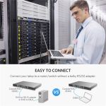 UGREEN Kábel USB-A - RJ45, M/M, 3m, fekete