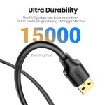 UGREEN Kábel USB 3.0 USB-A - USB-A, hosszabbító. 5 Gbps, M/F, 5m, fekete