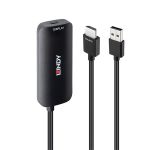 LINDY Konverter HDMI - USB-C, USB tápellátással, fekete