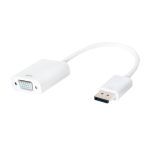Logilink DisplayPort kábel, DP/M HD15/F, 1080p, fehér, 0,15 m