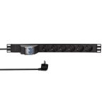 LogiLink 19" PDU 6-utas, 2 pólusú megszakítóval