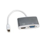 ROLINE Adapter, Mini DisplayPort - HDMI/VGA, Mini DP M - HDMI/VGA F