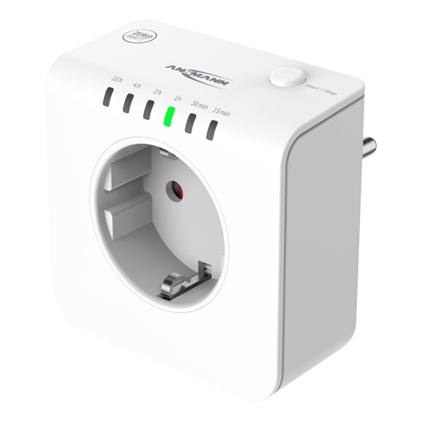 ANSMANN Időkapcsoló, AES 1.5, visszaszámlálós, ZeroWatt
