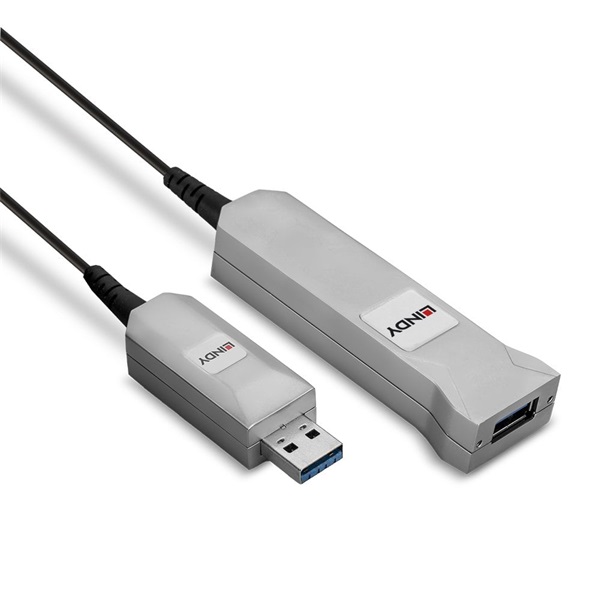 LINDY Kábel USB 3.1 Gen1 A - A hosszabbító, Hybrid, M/F 50m