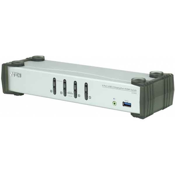 ATEN KVMP Switch USB, DisplayPort + Audio, 4 port - CS1914