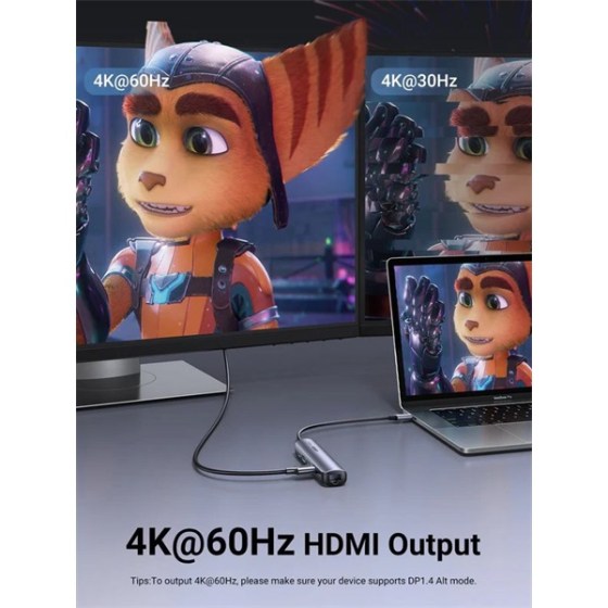 UGREEN Dokkoló állomás 5 az 1-ben