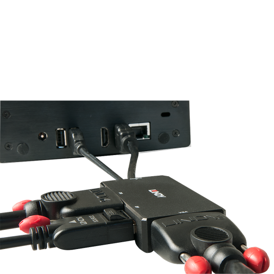 LINDY Konverter HDMI - DisplayPort/DVI/VGA (38182)
