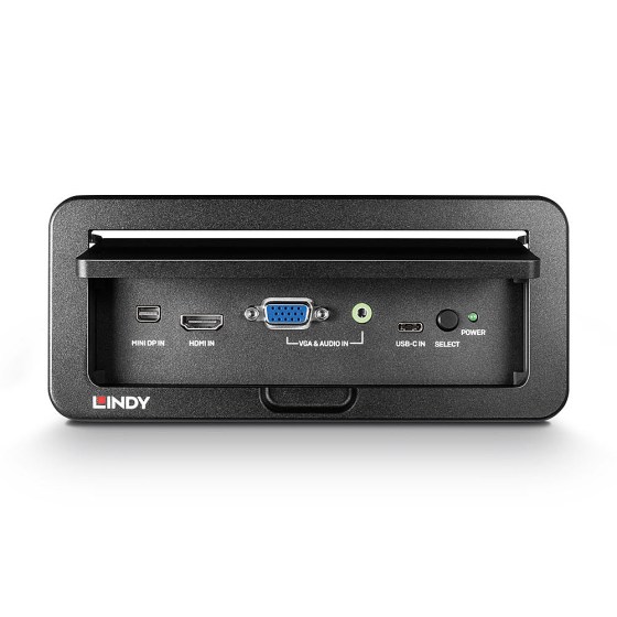 LINDY Konverter asztalba süllyeszthető HDMI kimenetre (HDMI, VGA, USB-C, Mini DisplayPort) (38269)