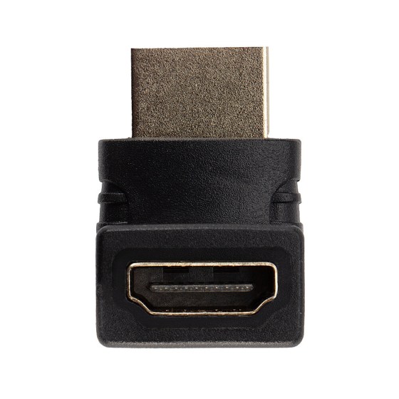 LINDY Adapter HDMI papa/mama 90° felfele forduló fekete (41086)
