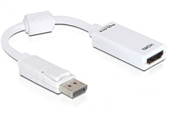Delock Adapter Displayport 1.1 papa - HDMI mama (61767)