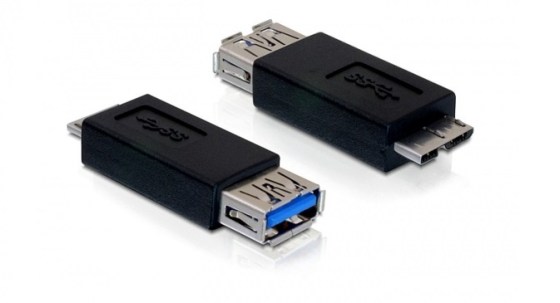 Delock USB 3.0-A mama - micro USB 3.0 B papa adapter (65183)
