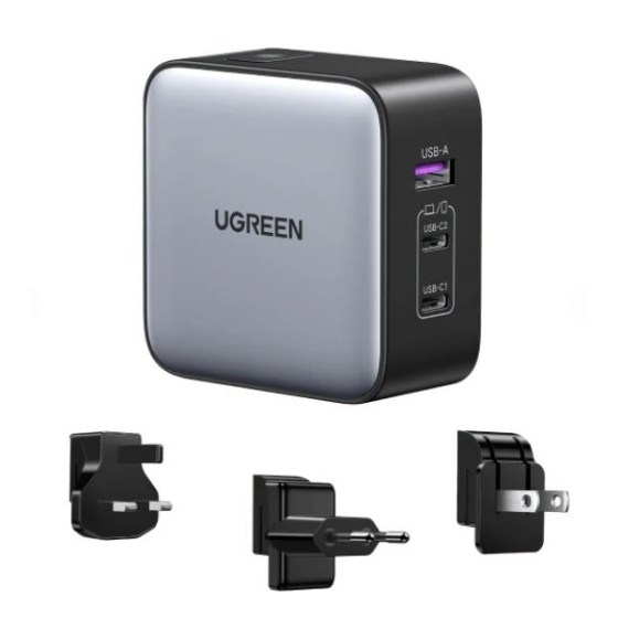 UGREEN Univerzális Nexode nemzetközi hálózati töltő, Travel adapter