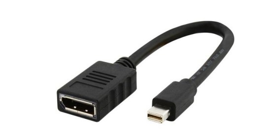 Gembird, Mini DisplayPort adapter, fekete, A-mDPM-DPF-001, Mini DisplayPort apa DisplayPort anya átalakító, Mini DisplayPort male DisplayPort female, adapter, csatlakozó, konverter