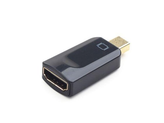Gembird adapter mini displayport (M) HDMI (F), c0459322, A-MDPM-HDMIF-01 Gembird adapter mini displayport apa HDMI anya, Gembird adapter mini displayport male HDMI female, Átalakító, adapter (hálózati termékeken kívül), toldó