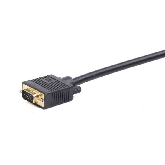 Gembird, VGA elosztó kábel, 20cm, CC-VGAX2-20CM, VGA splitter cable, 0.2 m, VGA anya, VGA apa, VGA female, VGA male, elosztó, csatlakozó