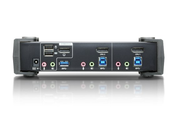 ATEN KVM Switch USB DisplayPort 4K + Audio, 2 port (CS1922)