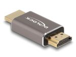 Delock HDMI adapter apa - apa 8K 60 Hz szürke fém