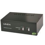LINDY KVM Switch PRO, Dual Link, 2x DVI, USB és Audió, 2 port