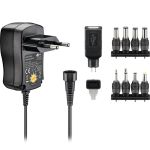 GOOBAY Univerzális hálózati DC adapter (3 V - 12V, 9 különböző méretű csatlakozóval (53995)