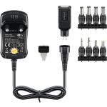 GOOBAY Univerzális hálózati DC adapter (3 V - 12V, 9 különböző méretű csatlakozóval (53995)