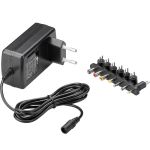 GOOBAY Univerzális hálózati DC adapter (9V - 24V max. 24W/1,5A) 7db csatlakozóval (54799)