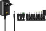 GOOBAY Univerzális hálózati DC adapter 3V-12V, 11 különböző méretű csatlakozóval (64570)