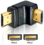 Delock adapter HDMI apa > HDMI apa 90  le