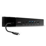 LINDY Dokkoló USB-C - HDMI, PD 3.0, 100W. USB 3.2 gen 2, Gigabit
